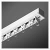 White Hidden Recessed Curtain Track Ceiling Mount, Heavy Duty Recessed Curtain Railing System Room Divider Curtain Rod, 16 14 12 10 18 20 12 26 28 30 Ft Long, Living Room Bedroom Windows ( Size : 40ft view 2