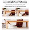 Appleya Kotatsu Table 5-Piece,Kotatsu Heated Table, Japanese Folding Storage Tatami Coffee Table Thickened Furnace Winter Roasting Stove Heating Table (Color : Brown, Size : 47.2 * 31.5 * 17.7 inch) view 3