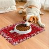Christmas Bath Mat for Tub,Non Slip Bathroom Floor Runner Rug Quick Dry & Absorbent Diatomaceous Earth Shower Sink Kitchen Living Room Washable Doormat,Winter Red Snowman Tree Elk Snowflakes 24"x36" view 4