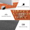 Happy Valentine's Day Bath Mat for Tub,Non Slip Bathroom Floor Runner Rug Quick Dry & Absorbent Diatomaceous Earth Kitchen Room Shower Sink Washable Doormat,Saint Orange Gold Love Holiday 20"x32" view 2