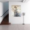 JOSUE blue,grey Home Decor Clearance,Paintings Hallway Decor,Farmhouse Bathroom Wall Decor,Cuadros Para Dormitorios - 50x70cm(20"x28") Unframed view 2