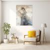 JOSUE blue,grey Home Decor Clearance,Paintings Hallway Decor,Farmhouse Bathroom Wall Decor,Cuadros Para Dormitorios - 50x70cm(20"x28") Unframed view 3