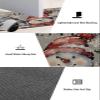 Christmas Bath Mat for Tub,Non Slip Bathroom Floor Runner Rug Quick Dry & Absorbent Diatomaceous Earth Kitchen Room Shower Sink Washable Doormat,Shabby Chic Farmhouse Snowman Winter Snowflake 20"x32" view 2