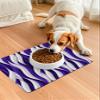 Geometric Blue Bath Mat for Tub,Non Slip Bathroom Floor Runner Rug Quick Dry & Absorbent Diatomaceous Earth Shower Sink Kitchen Living Room Washable Doormat,Modern Abstract Stripes Gray White 16"x24" view 4
