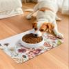 Fall Leaf Bath Mat for Tub,Non Slip Bathroom Floor Runner Rug Quick Dry & Absorbent Diatomaceous Earth Kitchen Shower Sink Washable Doormat,Thanksgiving Autumn Eucalyptus Leaves Daisy Flower 18"x30" view 4