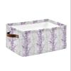 Abstract Branch Large Storage Baskets Bins Winter Forest Gradient Purple Grey Tree Collapsible Storage Box Laundry Organizer for Closet Shelf Nursery Kids Bedroom 15x11x9.5 1 Pack view 1