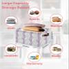 Abstract Branch Large Storage Baskets Bins Winter Forest Gradient Purple Grey Tree Collapsible Storage Box Laundry Organizer for Closet Shelf Nursery Kids Bedroom 15x11x9.5 1 Pack view 2