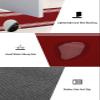 Abstract Farmhouse Stripes Bath Mat for Tub,Non Slip Bathroom Floor Runner Rug Quick Dry & Absorbent Diatomaceous Earth Kitchen Room Shower Sink Washable Doormat,Geometric Burgundy Red White 24"x36" view 2