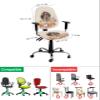 Autumn Turkey 2 Pieces Computer Office Chair Covers Set, Stretchable Desk Rotating Chair Seat Cushion Slipcover Back Covers, Decorative Protectors Cover Maple Leaves Seasonal Harvest Pumpkins view 4