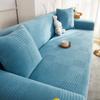 Aedlcal Sofa Slipcover, Jacquard High Stretch Sofa Covers with Pillow Cover Pets Kids Friendly Non Slip Couch Covers with Elastic Bands for Living Room (5 Seater, Light Blue) view 2