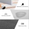 Minimalist Orange Bath Mat for Tub,Non Slip Bathroom Floor Runner Rug Quick Dry & Absorbent Diatomaceous Earth Kitchen Shower Sink Washable Doormat,White Traditional Greece European Greek Art 20"x32" view 2