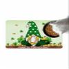 Gnomes Bath Mat for Tub,Non Slip Bathroom Floor Runner Rug Quick Dry & Absorbent Diatomaceous Earth Shower Sink Kitchen Living Room Washable Doormat,St. Patrick's Day Shamrock Coin Horseshoe 16"x24" view 1