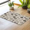 Boho Black Pumpkins Bath Mat for Tub,Non Slip Bathroom Floor Runner Rug Quick Dry & Absorbent Diatomaceous Earth Kitchen Room Shower Sink Washable Doormat,Thanksgiving Harvest Fall Geometric 16"x24" view 2