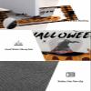 Diatomaceous Earth Bath Rug Bathtub Mat, Happy Halloween Pumpkin Bat Orange Black Buffalo Plaid Quick Dry Non-Slip Diatomite Mud Bathroom Floor Rugs for Bath Tub Kitchen Absorbent Pad, 16x24 Inch view 2