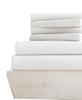 Thraed-Spraed 6-PC Giza Sheet Set - 1000-Thread-Count 100% Giza Egyptian Cotton - 1 Fitted, 1 Flat, 4 Pillowcases Soft Long Staple Cotton 1000TC, Fit Upto 28" Deep Pockets - Queen-XL, White view 1
