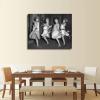 1920s Flapper Girls Charleston Dancing Poster Canvas Painting Wall Art Picture Gift Bedroom Home Aesthetic Decoration (Framed,1620inch) view 2