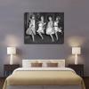 1920s Flapper Girls Charleston Dancing Poster Canvas Painting Wall Art Picture Gift Bedroom Home Aesthetic Decoration (Framed,1620inch) view 3