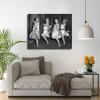 1920s Flapper Girls Charleston Dancing Poster Canvas Painting Wall Art Picture Gift Bedroom Home Aesthetic Decoration (Framed,1620inch) view 4