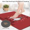Diatomaceous Earth Bath Rug Bathtub Mat, I Love You Gnome Matter What Valentine's Day Celebration Red Quick Dry Non-Slip Diatomite Mud Bathroom Floor Rugs for Tub Kitchen Absorbent Pad, 16x24 Inch view 4