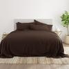 6-PC Giza Sheet Set - 1000-Thread-Count 100% Giza Egyptian Cotton - 1 Fitted, 1 Flat, 4 Pillowcases Soft Long Staple Cotton 1000TC, Fit Upto 28" Deep Pockets - Short King, Chocolate view 2