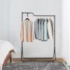 Vintoro Modern Simple Garment Rack,Retail Display Clothing Rack,Single Rod Floor-Standing Hangers Clothes Shelves,Portable Commercial Grade Rack,for Hanging Clothes,Coats,Skirts,Shirts,Sweaters,Black view 3