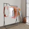 Vintoro Modern Simple Garment Rack,Retail Display Clothing Rack,Single Rod Floor-Standing Hangers Clothes Shelves,Portable Commercial Grade Rack,for Hanging Clothes,Coats,Skirts,Shirts,Sweaters,Black view 4