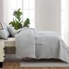 DaisyHuang Full Size Bedspread Set, 5PCE Reversible Quilt Set 96x110 Grey view 4