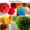 homeemoh Tissue Paper Pom Poms 5pcs 6 Inch Handmade Hanging Tissue Flowers Paper Pompoms Decorations for Birthday Baby Shower Wedding Party (Pale Blue) view 3