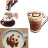 16PCS Coffee Decorating Stencils, DIY Decorating Coffee Printing Spray Stencils for Decorating Oatmeal Cupcakes (As Shown) view 3