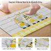 Bath Mat Rug 16x24, Gnome with Lemon Rustic Yellow Checked Wood Grain Soft Non-Slip Rubber Suede Bath Mats, Quick Dry Super Absorbent Washable Bathroom Rug Mat for Bathtub, Shower and Sink view 3