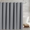 Lifup Fabric Shower Curtain,Heavy Duty Thick Shower Curtains for Bathroom,Waffle Modern Decorative Bath Curtain, Waterproof Shower Curtains for Bathroom Grey 71" W x 94" H view 1