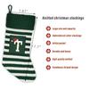 Christmas Stocking Knit Initial Christmas Stockings for Family Farmhouse Monogram Letter Christmas Stockings Christmas Decorations Gift Stocking Personalized Stocking Embroidered Letter T view 3