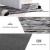 Gsypo Bath Mat Rug 16x24, Gray Camouflage Gradient Mottled Retro Watercolor Soft Non-Slip Rubber Suede Bath Mats, Quick Dry Super Absorbent Washable Bathroom Rug Mat for Bathtub, Shower and Sink view 2