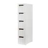 Storage Box in Bathroom and Bathroom 5-Tire Rolling Cart Organizer Unit with Wheels Narrow Slim Container Storage Cabinet for Bathroom Bedroom view 1