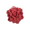 AMERRY Ceramic Flower Wall Art Handmade Porcelain Flower Decoration for Home Office Decor (Red,Herba Saussureae Involucratae, 3.94") view 1