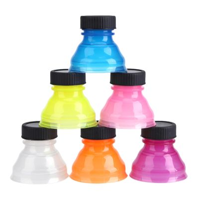 6 Pack Fizzy Drink Lids Reusable Practical Snap On Can Bottle Lids Soda Can Lids For Cold Soda Beverage Lids