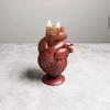 17cm 3D silicone mold, XL Heart Candle Mold, Anatomical Heart, soap silicone mold, Resin Mold, Molds creepy Halloween (17cm heart) view 3