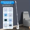 H3EXPERTS Electric Spin Scrubber 8-in-1 with MOP Clip - Adjustable Extension Arm & 8 Replaceable Brushes - Cordless Cleaning Power Shower Grout Scrubber for Kitchen, Bathroom, Tub, Tile, Floor view 4