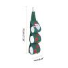 Christmas Toilet Paper Roll Storage Bag Santa Towel Holder Papers 3 Layer for Home Bedroom Bathroom Santa Paper Bags view 2