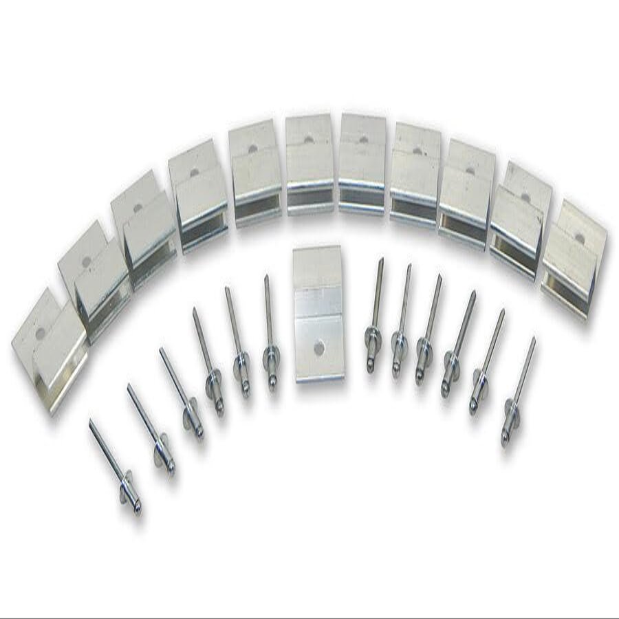 Replacement for Whisper Wash Flat Surface Cleaner - Brush Clip & Rivet Set - WW-3116