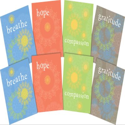 Barker Creek Art Prints, Mindfulness, Set of 8 Art Prints from Barker Creek's Thoughtfulness Collection, Inspirational Quotes, Office, Home, School Dcor, 8 Prints, 8" x 10" (4184)