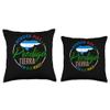 Aesthetic by KnowWhy Tees Co. Honduras Bendiga Prodiga Tierra En Que Naci Vaya Dios, Hondu Throw Pillow, 16x16, Multicolor view 3