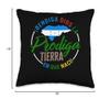 Aesthetic by KnowWhy Tees Co. Honduras Bendiga Prodiga Tierra En Que Naci Vaya Dios, Hondu Throw Pillow, 16x16, Multicolor view 4