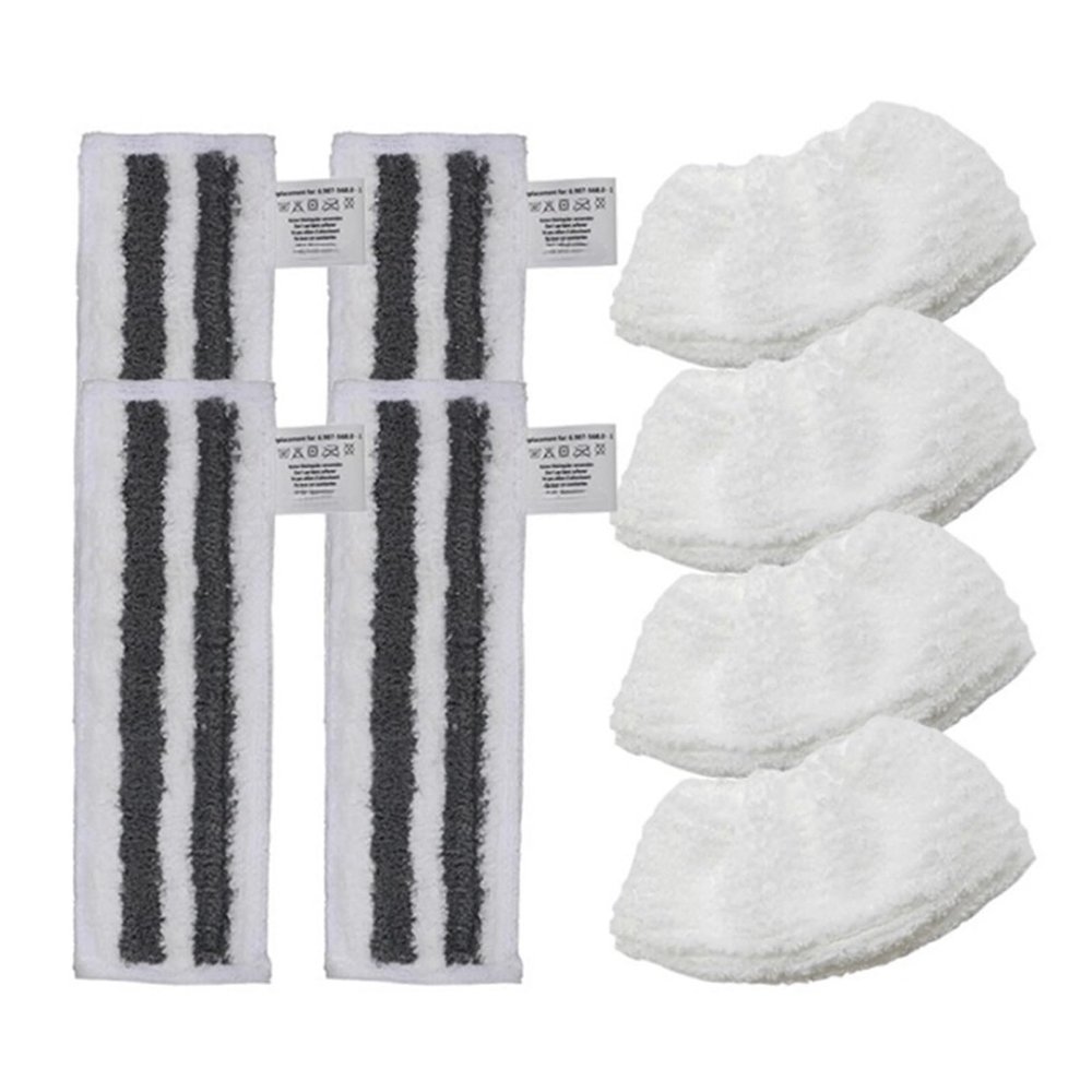 Lipski Vacuum Cleaner Accessories Microfiber Cleaner Mop Pad Mop Rag Mop Head Cloth Accessories, Compatible for Karcher Easyfix SC2 SC3 SC4 SC5 (Color : Set-17)