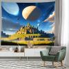 Castle Tapestry Aesthetic Planet Tapestries Fantasy Wall Hanging for Bedroom Living Room Dorm Style3 70.8x90.6 view 3