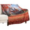 Blanket Maple Leaves Farmhouse Throw Blanket Fall Autumn Seasonal Theme Ultra Soft Bedspread Microfiber Blankets Home Decor for Bed Couch Chair Living Room for Adults 50"x60" view 1