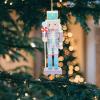 4pcs Christmas Nutcracker Hanging Ornaments Xmas Wooden Walnut Soldier Figures Holiday Wood Puppets Dolls Pendant Ornaments Statue for Xmas Holiday Home Christmas Decor view 2
