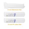 10 inch PP Cotton Fliter2 and 10 inch Membrane Fliter1 for JIAWANSHUN Wine Fliter view 2