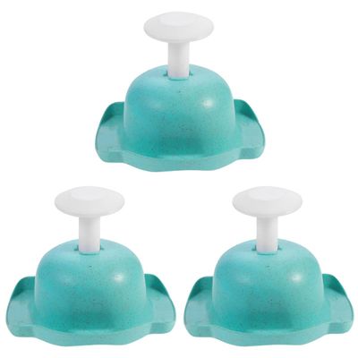 3pcs Convenient Slicing Plastic Vegetable Guards Grating for Hand Household Veggie Home Potato Blue Cut Cutting Tool Gadget Protector Holder Shredder Chopping Finger Cheese/1248 (Color : Blue, Size