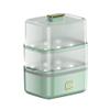 KALWEL,Egg Boiler,Poached Egg Maker,Egg Boiler for Hard Boiled Eggs,Electric Egg Poacher,Stainless Steel Egg Cooker,Automatic Shut-Off,12-Egg Capacity,for Hard-Boiled and Poached Eggs,Double-Layered view 1